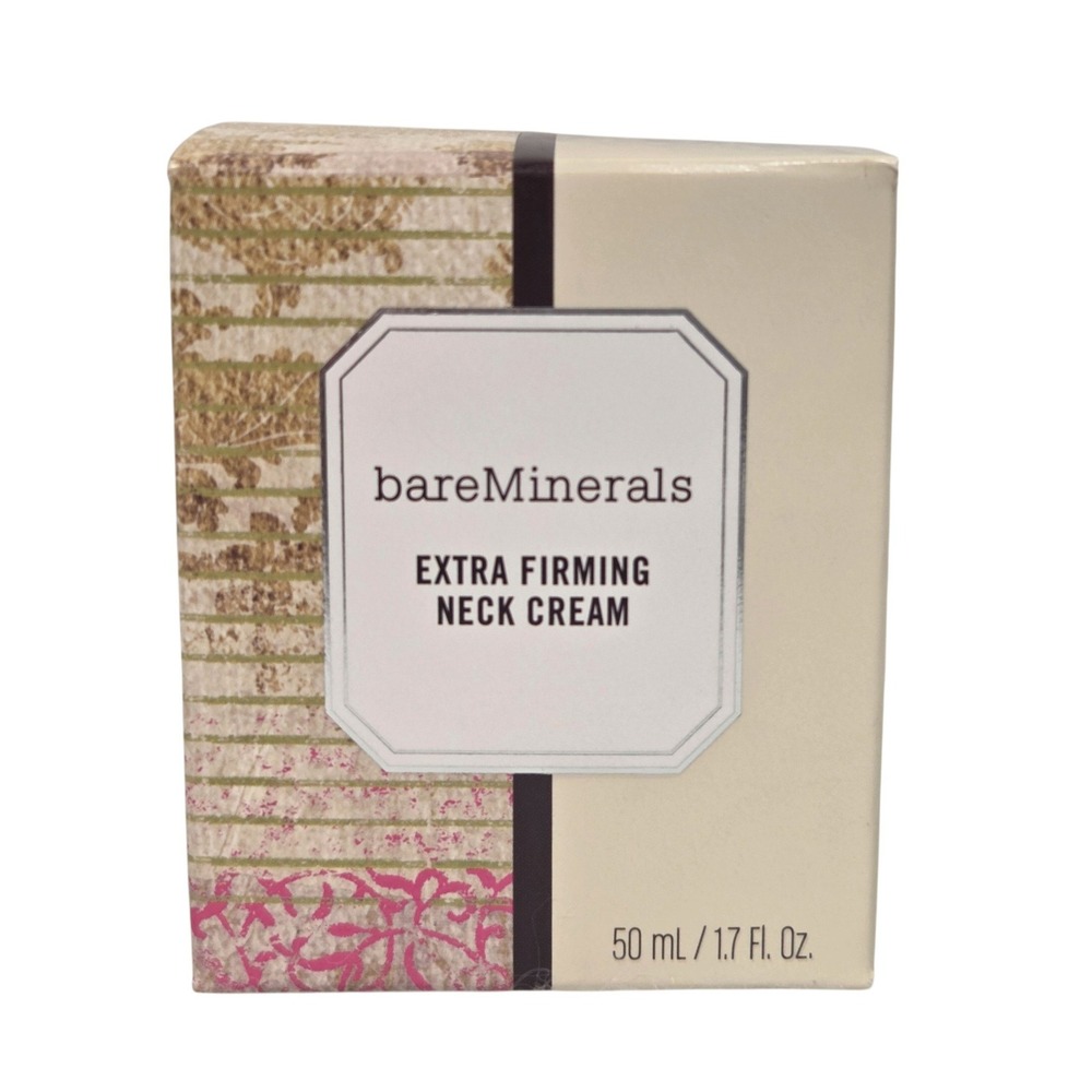 bareMinerals Extra Firming Neck Cream 1.7oz 50ml ActiveSoil Complex New Box